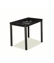 Стол обеденный SIGNAL DAMAR черный, 80/60/75