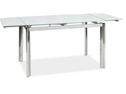 Стол обеденный SIGNAL GD020 белый/хром, 80/12..
