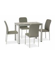 Стол обеденный SIGNAL DAMAR серый, 100/60/75