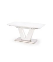 Стол обеденный HALMAR MISTRAL белый/белый, 160-220/90/77