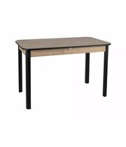 Стол обеденный SIGNAL DIEGO II дуб артизан/черный, 120-160/68