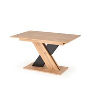 Стол обеденный HALMAR XARELTO дуб вотан/черный, 130-175/85/76