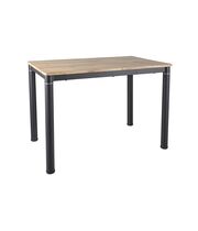 Стол обеденный SIGNAL DAMAR дуб артизан/черный мат, 110/70