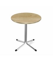 Стол Sheffilton SHT-TU7-1/TT 60 ЛДСП артикул SHT-T212 хром лак/черный/дуб песочный