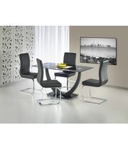 Стол обеденный HALMAR ANTON черный 140/80