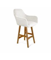 Стул полубарный Sheffilton SHT-ST38/S65-1 зефирный/светлый орех