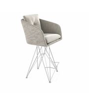 Стул полубарный Sheffilton SHT-ST43-2/S66-1 морозное утро/хром лак