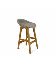 Стул полубарный Sheffilton SHT-ST19-SF1/S65-1 артикул СТ-435 коричневый сахар/светлый орех