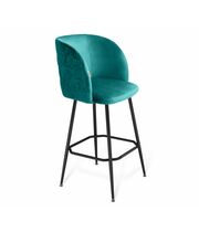 Стул барный Sheffilton SHT-ST33-1/S131 альпийский бирюзовый/черный муар