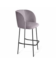 Стул барный Sheffilton SHT-ST33/S29 сиреневая орхидея/черный муар