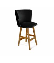 Стул полубарный Sheffilton SHT-ST36/S65-1 ночное затмение/светлый орех