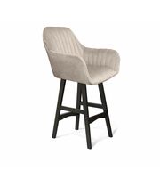 Стул полубарный Sheffilton SHT-ST38-1/S65-1 лунный мрамор/венге микровелюр/дерево