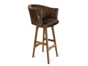 Стул барный Sheffilton SHT-ST42-1/S65 кофейны..