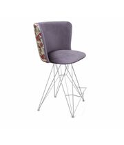 Стул полубарный Sheffilton SHT-ST36-4/S66-1 сумеречная орхидея/хром лак