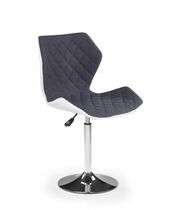 Стул барный HALMAR MATRIX 2 белый/серый