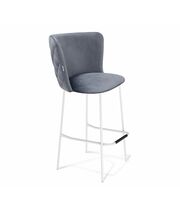 Стул барный Sheffilton SHT-ST36-3/S29 нейтральный серый/белый муар