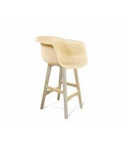 Стул барный Sheffilton SHT-ST31/S65 бежевый/прозрачный лак