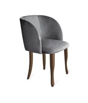 Стул Sheffilton SHT-ST33/S122 угольно-серый/темный орех/черный муар