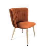 Стул Sheffilton SHT-ST36-1/S95-WH-1 песчаная буря/прозрачный лак/черный муар