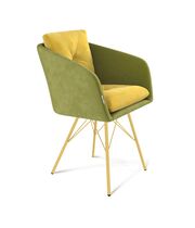 Стул Sheffilton SHT-ST43-2/S37 фисташковый десерт/золото