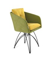 Стул Sheffilton SHT-ST43-2/S112 фисташковый десерт/черный муар