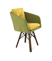 Стул Sheffilton SHT-ST43-2/S70 фисташковый десерт/темный орех/черный