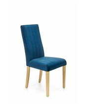 Стул HALMAR DIEGO 3 Monolith 77 синий/дуб медовый