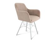 Стул Sheffilton SHT-ST38-1/S100 латте/хром ла..
