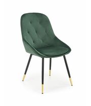 Стул HALMAR K437 темно-зеленый/черный