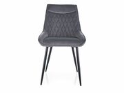 Стул SIGNAL AGAT Velvet Bluvel 14 темно-серый..