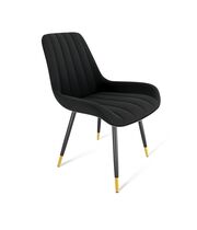 Стул Sheffilton SHT-ST37/S95-1 арт. СТ-380 ночное затмение/черный муар/золото