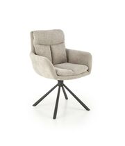 Стул HALMAR K495 бежевый/черный