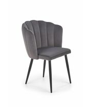 Стул HALMAR K386 серый/черный