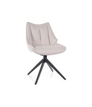 Стул SIGNAL CODA Brego 22 светло-бежевый/черный, поворотный