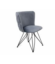 Стул Sheffilton SHT-ST36-3/S113 нейтральный серый/черный муар