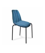 Стул Sheffilton SHT-ST29/S86 HD морская глубина/хром лак