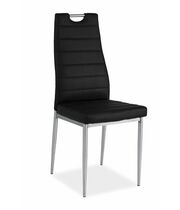 Стул SIGNAL H260 черный/хром