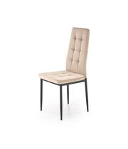 Стул HALMAR HOLM бежевый/черный