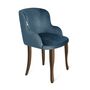 Стул Sheffilton SHT-ST39/S122 тихий океан/темный орех