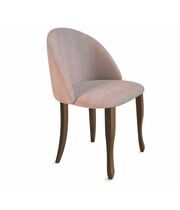 Стул Sheffilton SHT-ST35/S122 розовый десерт/темный орех/черный муар