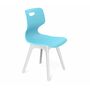 Стул Sheffilton SHT-ST58/S195 a5-7 голубой/белый