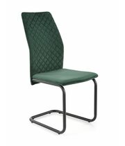 Стул HALMAR K444 темно-зеленый/черный