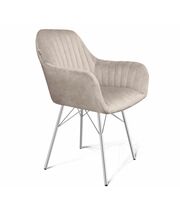 Стул Sheffilton SHT-ST38-1/S64 артикул СТ-468 лунный мрамор/хром лак