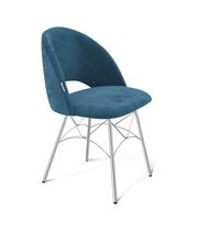 Стул Sheffilton SHT-ST34/S107 тихий океан/хром лак