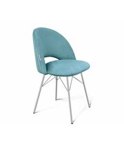 Стул Sheffilton SHT-ST34-1/S64 голубая пастель/хром лак