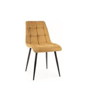 Стул SIGNAL CHIC Brego 68 карри/черный