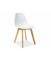 Стул SIGNAL MORIS белый/бук