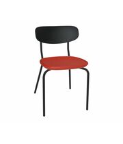 Стул Sheffilton SHT-S85М-2 артикул СТ-307 черный/красный/черный муар