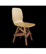 Стул Sheffilton SHT-ST15/S71 прозрачный лак/браш.коричневый