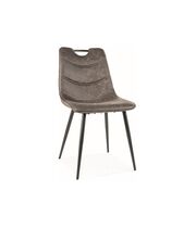 Стул SIGNAL ALOE tap. 213 серый/черный